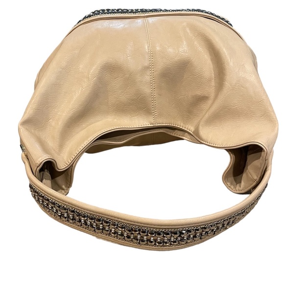 ***SOLD***. Charming Charlie Rhinestone Embellished Strapped Shoulder Bag - Picture 5 of 15